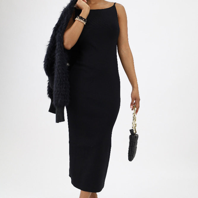 Sunkissed Squareneck Dress - Black