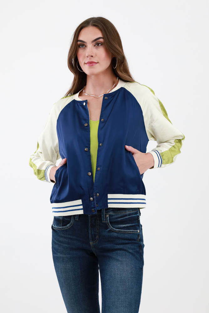 Reversible Satin Jacket