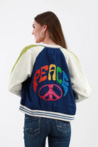 Back of Reversible Satin Jacket