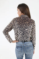 Back of Leopard Print Blouse