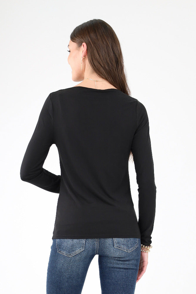 ☆ ☆ slim boat neck t-shirt Jamie Boxy Boat Neck T-Shirt – YJACK
