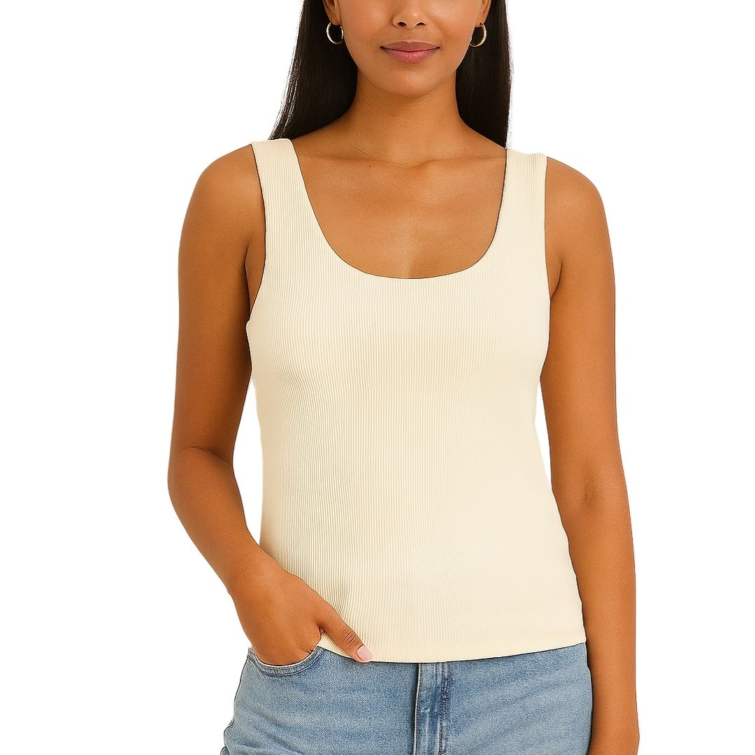 Tanith Ribbed Tank Top