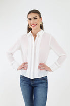 White Embroidered Blouse