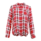 Red Flannel Shirt Flatlay