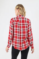 Back of Red Flannel Shirt