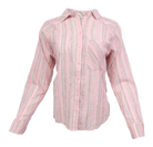 Pink Striped Woven Shirt Flatlay