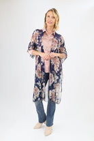 Mesh Floral Duster