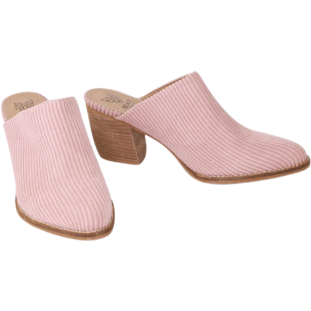 Blush mules cheap