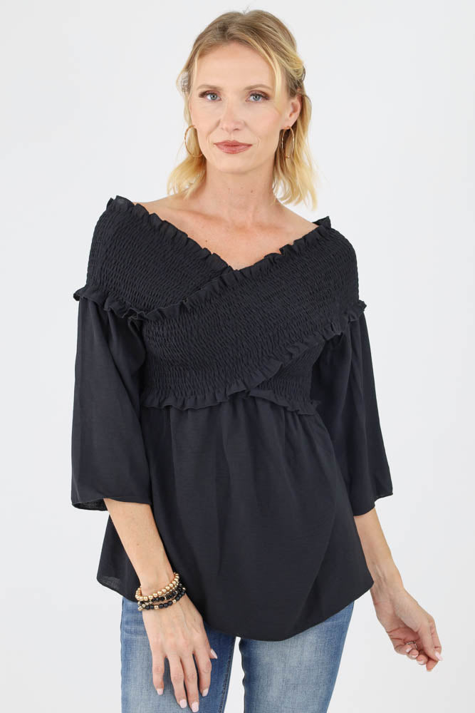 Black Elegant Blouse