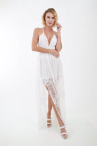 White Lace Maxi Dress