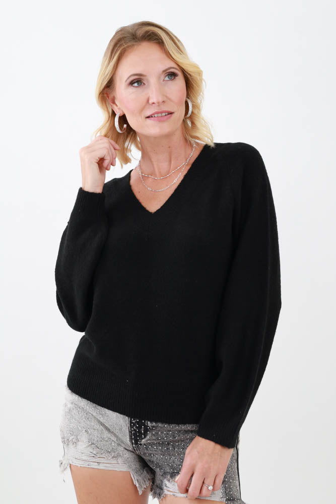 Black Crew Neck Sweater