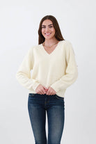 Cream Crew Neck Sweater