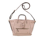 Sand Adjustable Satchel Handbag Flatlay