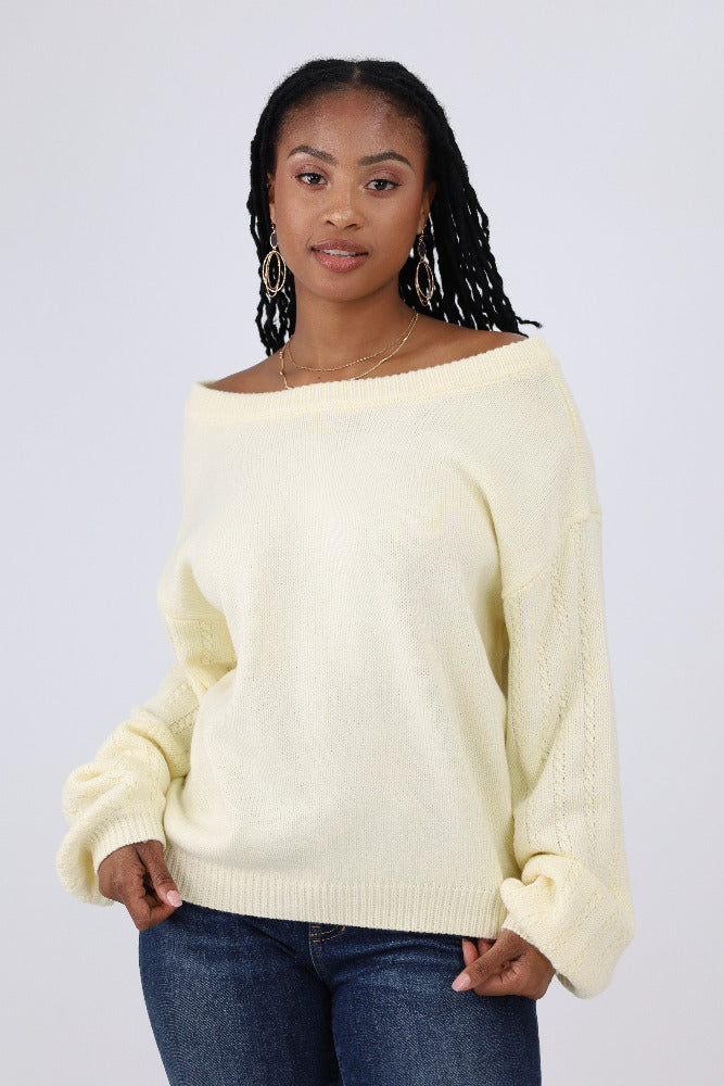 Jeans Tie Back Knitted Jumper Blu Pepper Keyhole Back Tie Sweater