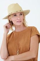 Straw Dark Brown Panama Hat